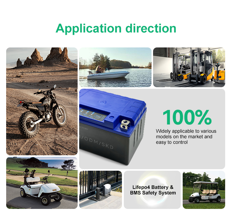OEM/ODM LFP9bs Lithiumbatterie, elektrisches Motorrad, 12 V, 4 Ah, 5 Ah, 7 Ah, 9 Ah, 12 Ah, 14 Ah, 18 Ah, 24 Ah, Start der LiFePO4-Lithiumbatterie 7