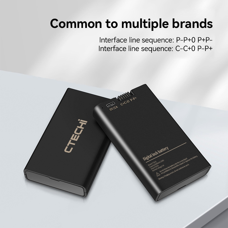 China High Quality 7.4V 4200mAh Smart Home Door Lock Rechargeable Lithium Battery Customized-CTECHi 3