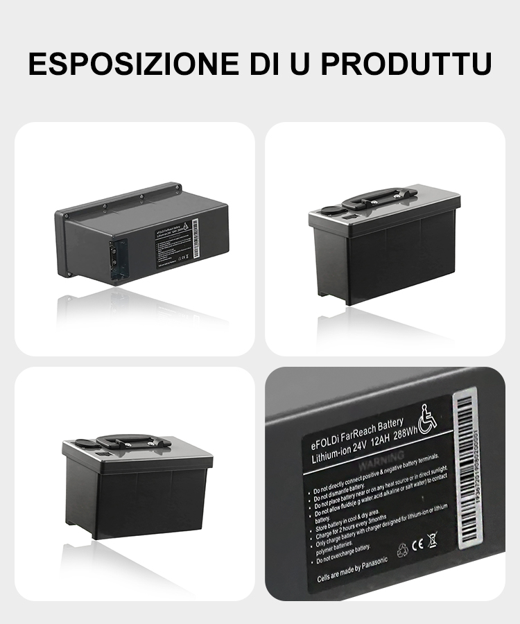 Professional 24v 25.2v 10Ah 11.6Ah 12Ah 15Ah Electric Wheelchair Li Po Lithium Battery Supplier-CTECHi 5