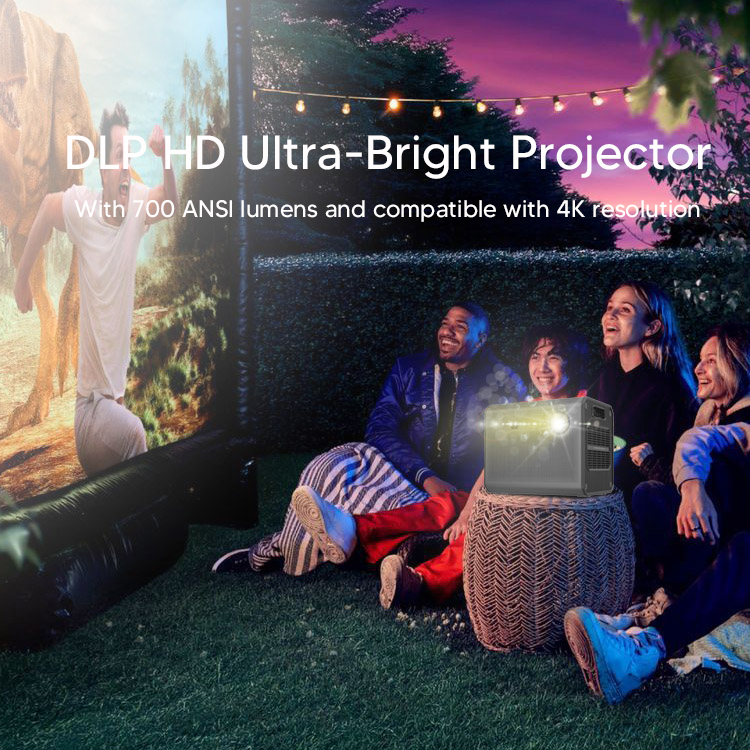 Professional Mini Portable 1080P Projector Factory OEM ODM Mini LED Android Projector 4K Full HD LCD Video Home Projector Supplier 4
