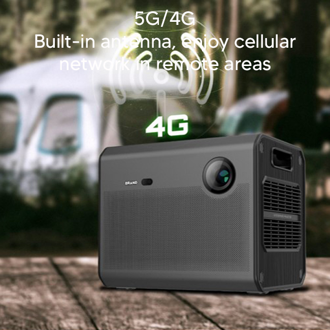 Professional Mini Portable 1080P Projector Factory OEM ODM Mini LED Android Projector 4K Full HD LCD Video Home Projector Supplier 3