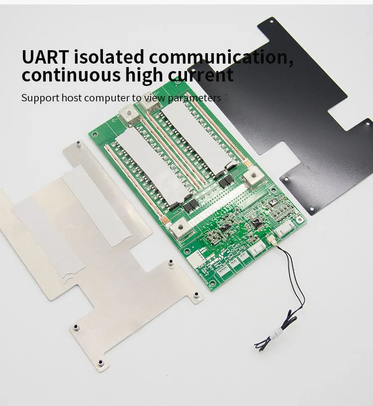 CTECHi 4S 8S 10S 14s 48v 50A 100A 120A 150A 200A Li-Ion Smart BMS Equalization RS485 Communication Battery Management System 1