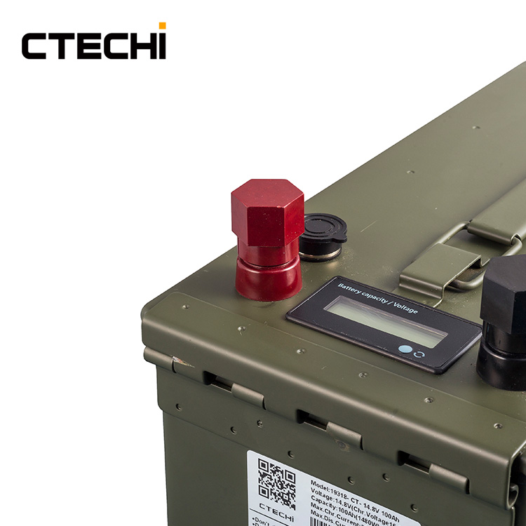 Wholesale Rechargeable Li-ion Battery Pack 14.8V 100Ah for Military With Good Price-CTECHi 5