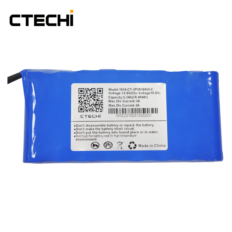 Factory Price Rechargeable Li-ion Batteries Lithium Battery Pack 14.8V 5.2Ah for Medical X-ray Machine Supplier-CTECHi 3