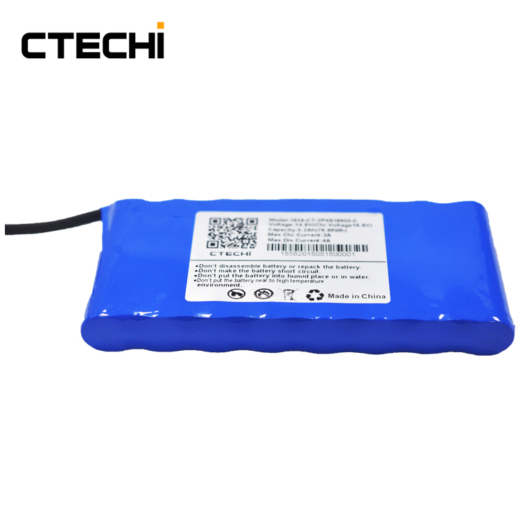 Factory Price Rechargeable Li-ion Batteries Lithium Battery Pack 14.8V 5.2Ah for Medical X-ray Machine Supplier-CTECHi 4