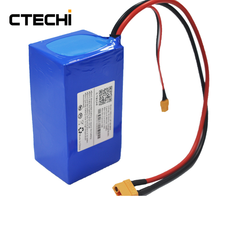 Oem 50.4V 6.9Ah Li-ion Battery Pack Lithium Batteries LiFePO4 Battery use for Solar CCTV Factory Price-CTECHi 1