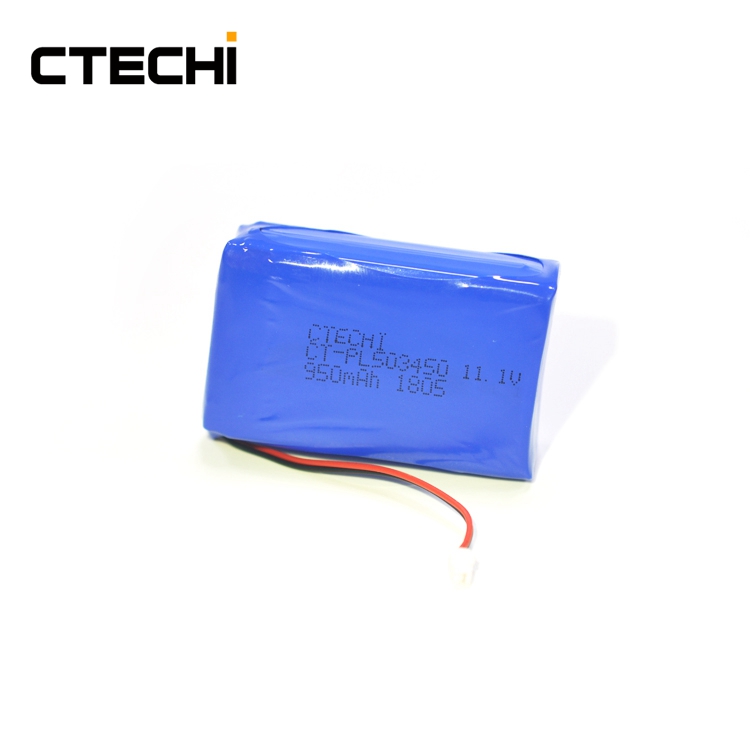 Customized Lithium Polymer Battery 11.1V 950mAh for GPS Tracker From China 3