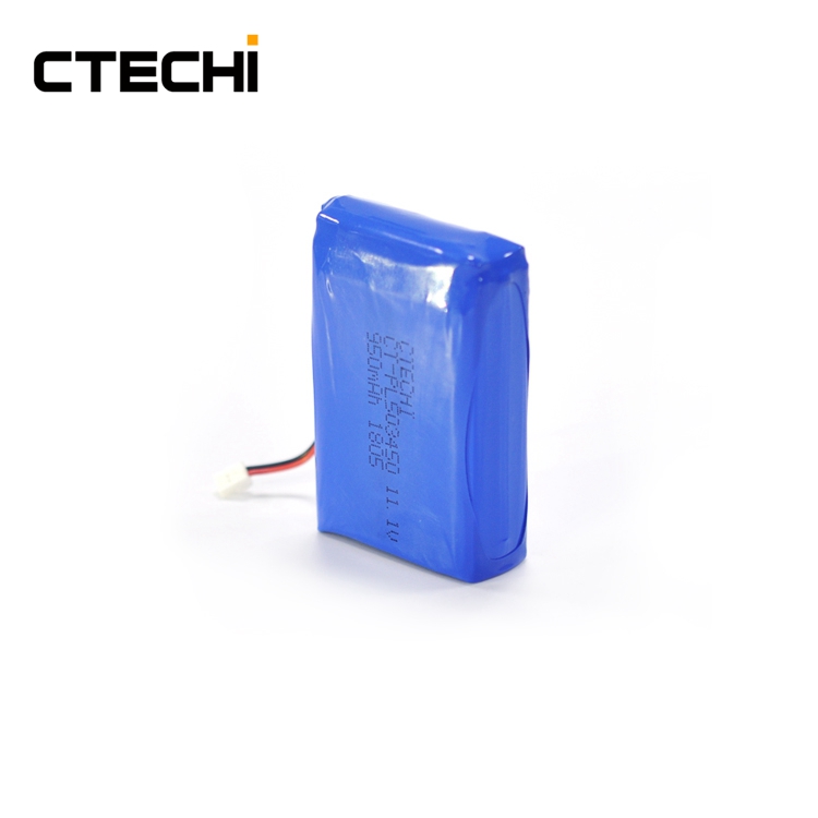 Customized Lithium Polymer Battery 11.1V 950mAh for GPS Tracker From China 4