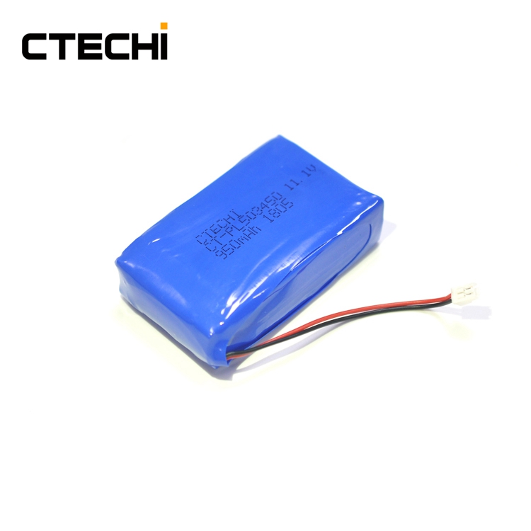 Customized Lithium Polymer Battery 11.1V 950mAh for GPS Tracker From China 2