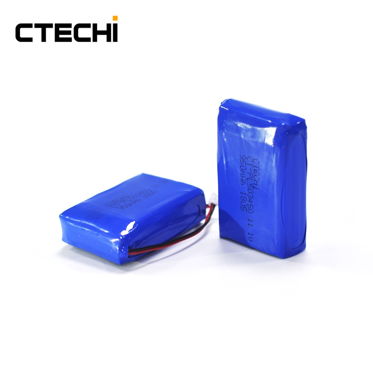 Customized Lithium Polymer Battery 11.1V 950mAh for GPS Tracker From China 5