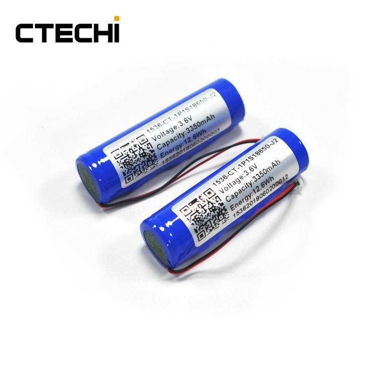 3.6V 3350mAh 18650 Rechargeable Lithium Ion Battery Pack for flashlights 1