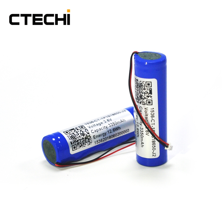 3,6 V 3350 mAh 18650 wiederaufladbarer Lithium-Ionen-Akku für Taschenlampen 7