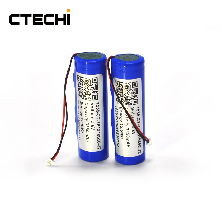 3,6 V 3350 mAh 18650 wiederaufladbarer Lithium-Ionen-Akku für Taschenlampen 5