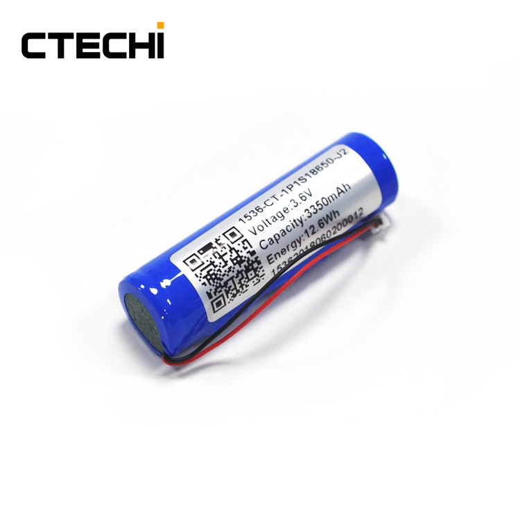 3,6 V 3350 mAh 18650 wiederaufladbarer Lithium-Ionen-Akku für Taschenlampen 4
