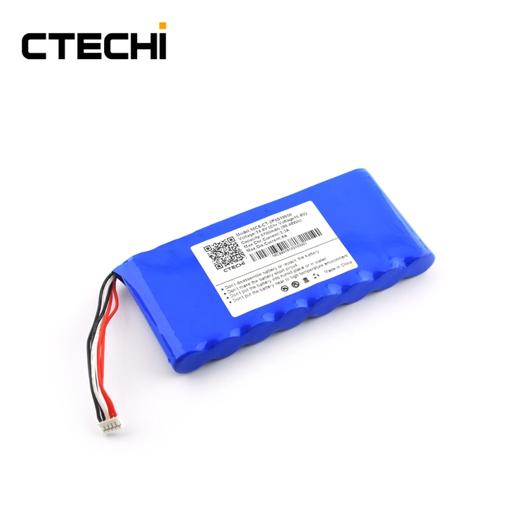 Best 14.4V 14.8V 12V 5200mAh Lithium ion Battery Pack for Handheld stage light power supply Factory Price-CTECHi 1