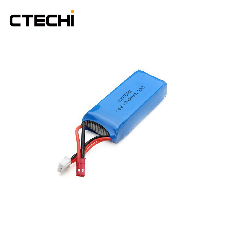 Wholesale 1200mAh 2S 30C 7.4V Lipo Battery Pack - Reliable RC Battery ...