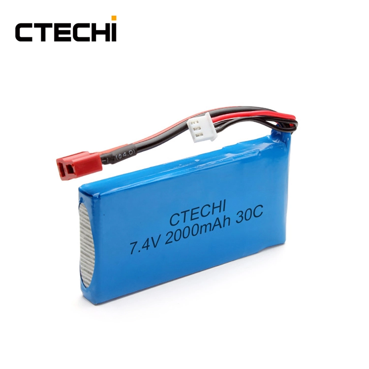 7.4V 2000mAh 30C 2S lipo battery custom battery packs Smart Clothing Glasses High Quality Supplier In China 1