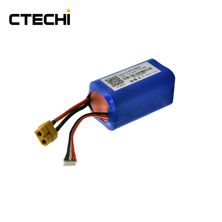 Professioneller 4P 1S 18650 3,6 V 10400 mAh Lipo-Lithium-Ionen-Akku RC-Akku Drohnenakku UAV-Akku FPV-Akku Fabrik aus China-CTECHi 2