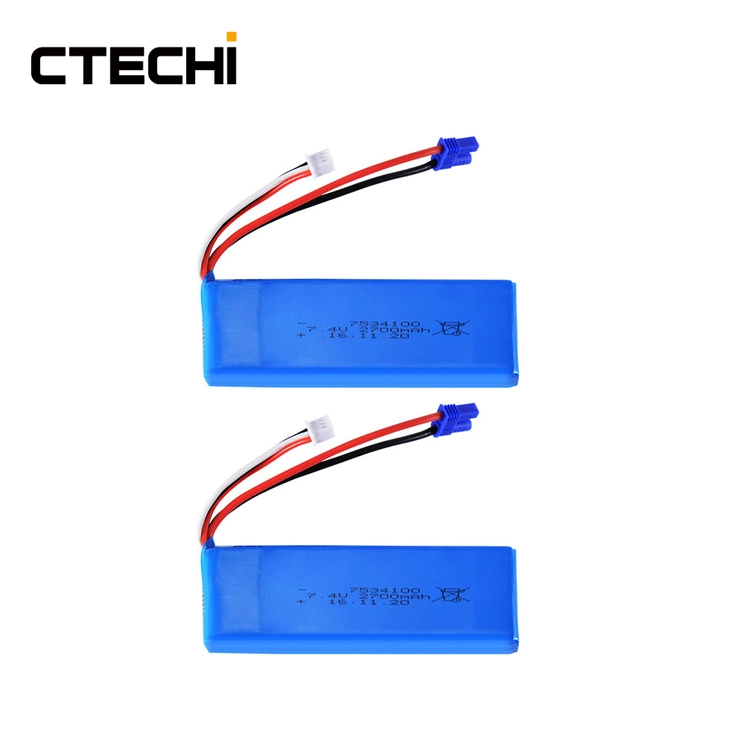 7534100 7.4V 2700mAh 10Clipo batteries rechargeable batteries replacement batteries FPV quadcopter UAV batteries drone rechargeable batteries 1