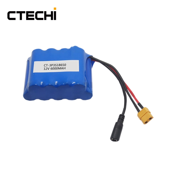 3S 18650 12V 6000mAh 5C - 25C lipo batteries FPV quadcopter UAV drone battery 1