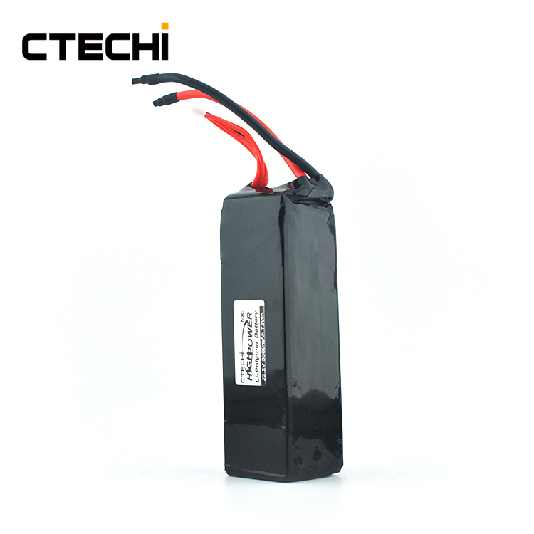 Lipo -Akku Lithium RC -Batterien Drohnen Akku 6s 3300mah 22,2 V 5c - 60c 5