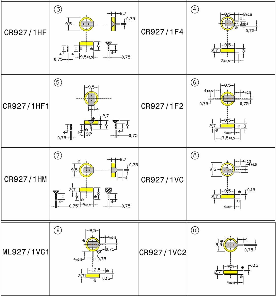 cell instrument button batteries for sale CTECHi manufacture 2