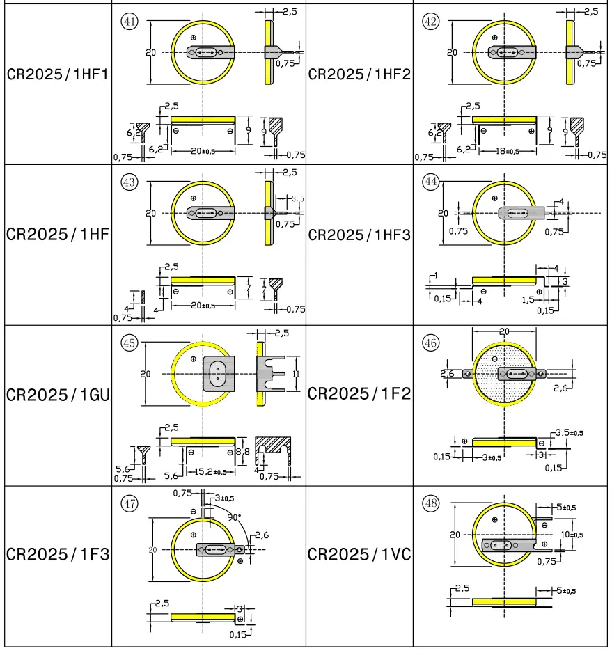 series miniature coin button batteries for sale CTECHi Brand 2