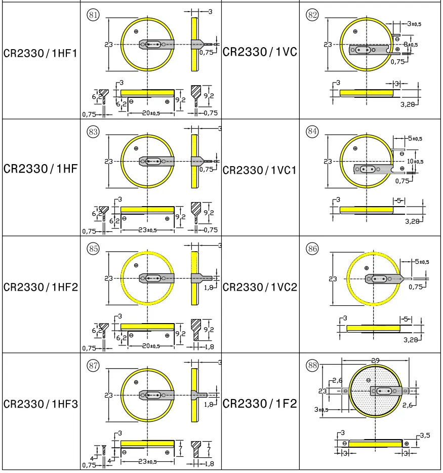 cell coin button cell watch batteries primary CTECHi Brand company 2