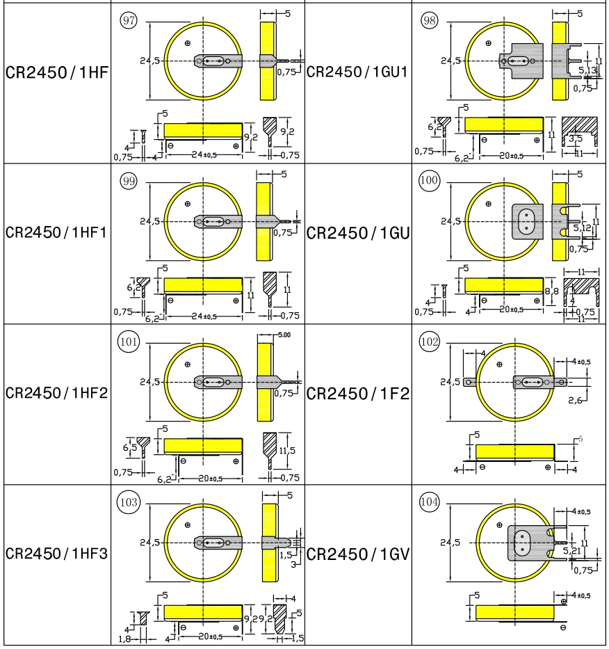 CTECHi Brand ion series button batteries for sale button supplier 3