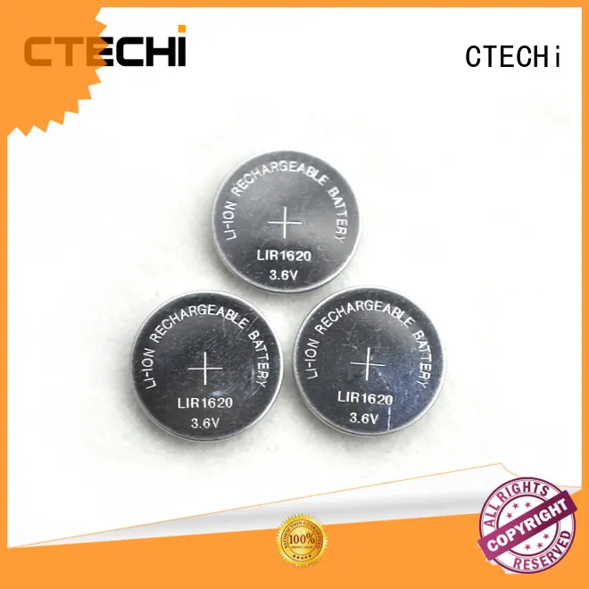 lithium button cell batteries rechargeable coin for watch CTECHi 1