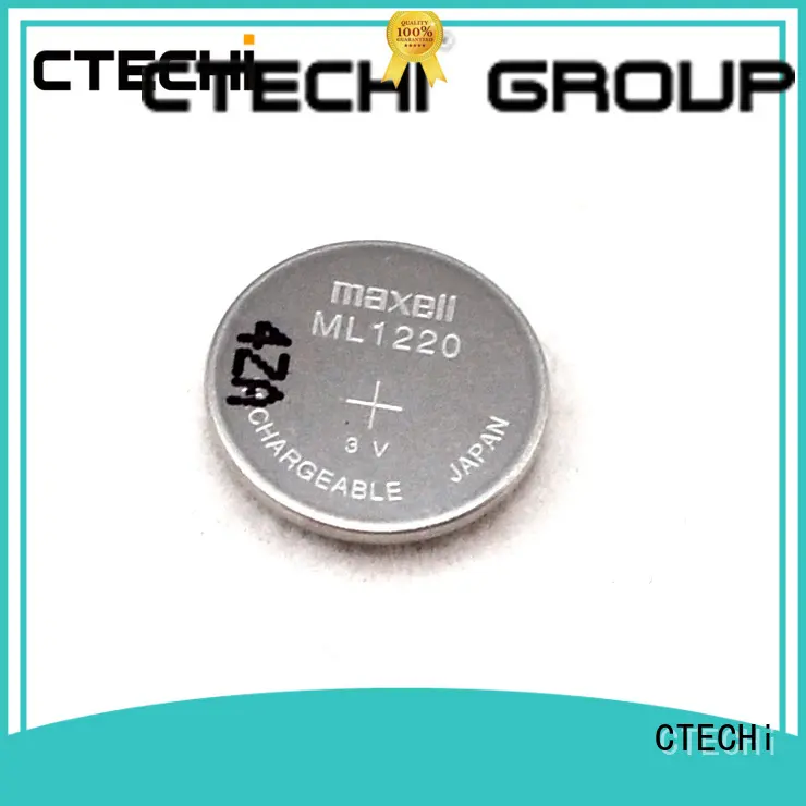 CTECHi digital lithium button cell batteries rechargeable design for household 1
