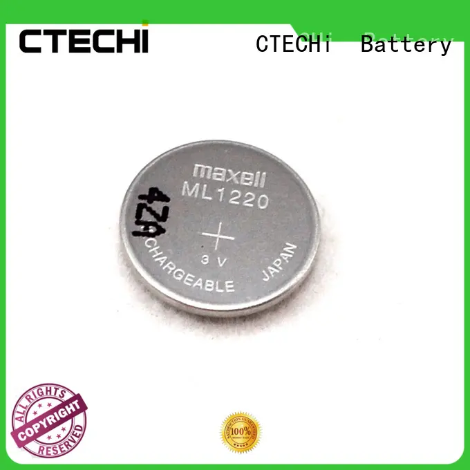 CTECHi button rechargeable coin cell design for calculator 1