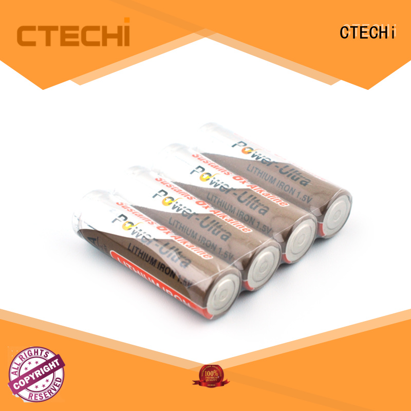 CTECHi long-lasting 1.5v li-fes2 battery high capacity for cameras 1