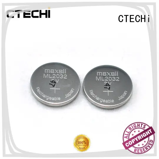 CTECHi digital rechargeable button batteries mini for car key 1