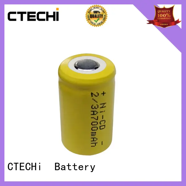 2/3A 1.2V 700mAh NiCD Rechargeable Battery 1