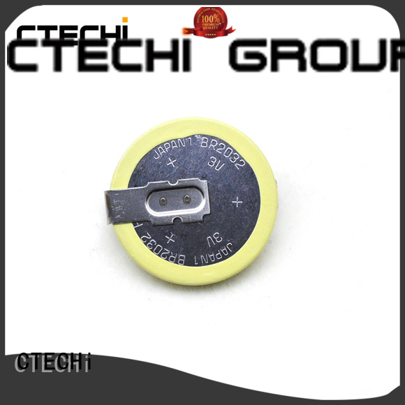 High temperature resistance button battery BR2032 3V 1