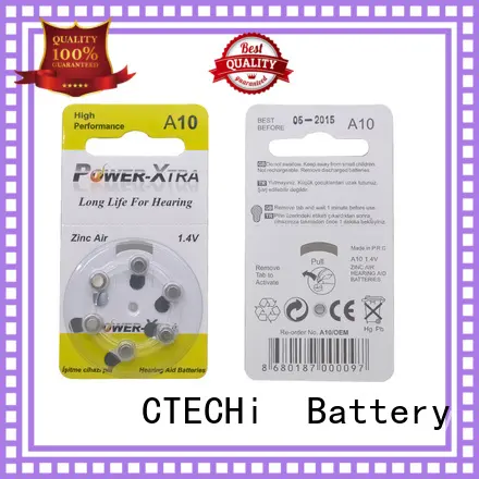 Hearing Aid Zinc Air battery 1.4V 1