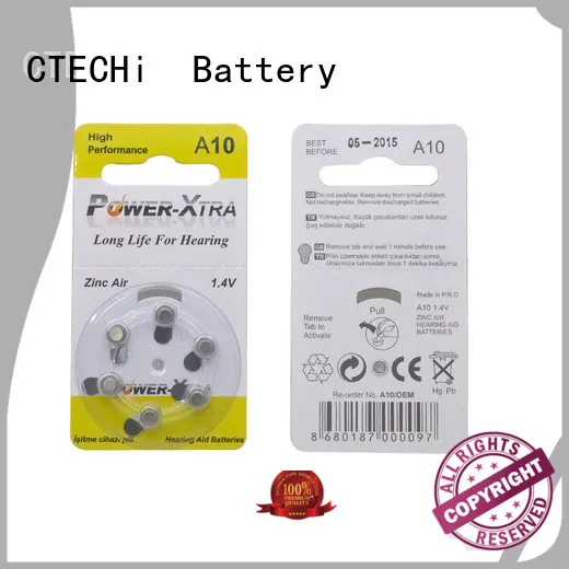 CTECHi rechargeable zinc air battery wholesale for remote key 1