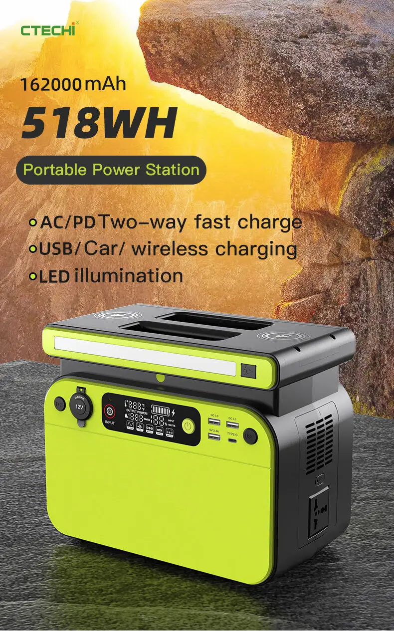 CTECHi professional lithium ion power station customized for camping 2