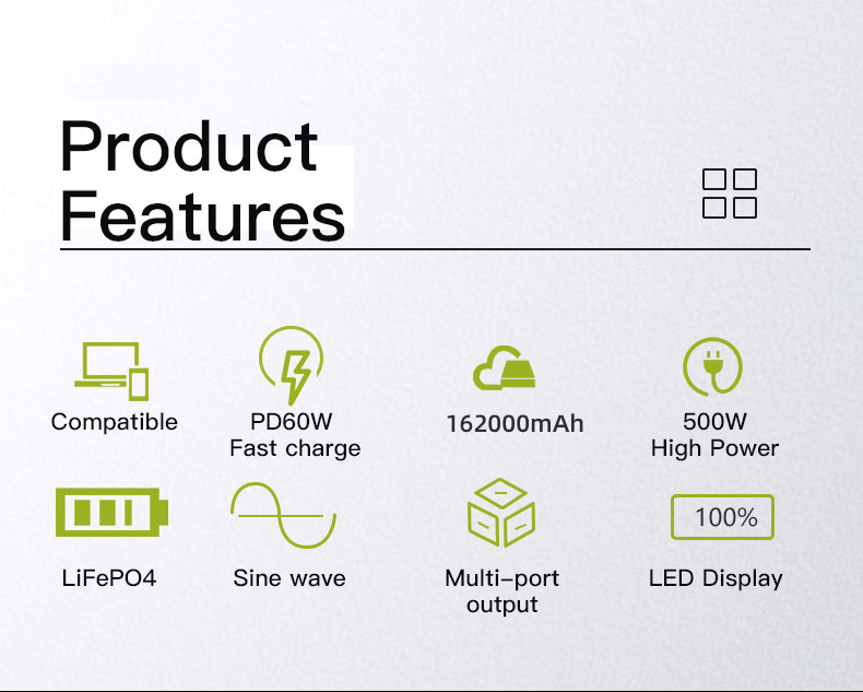stable lithium portable power station manufacturer for commercial 3