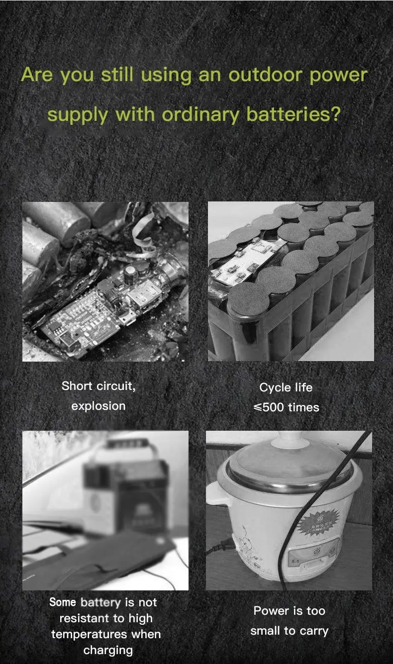 certificated lithium portable power station factory for camping 4