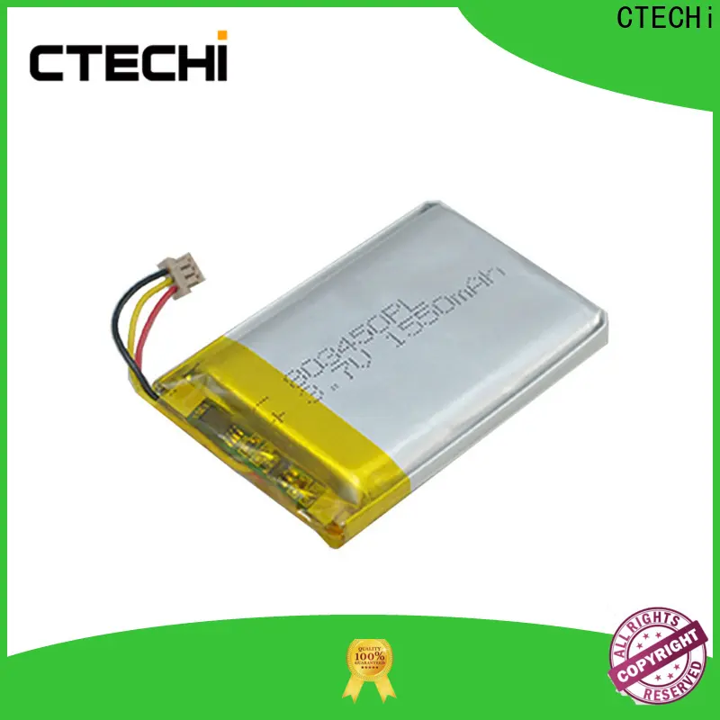 CTECHi square lithium polymer battery life customized for 1
