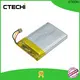 CTECHi square lithium polymer battery life customized for 1