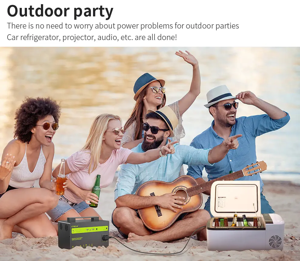 CTECHi certificated battery power station customized for outdoor 10
