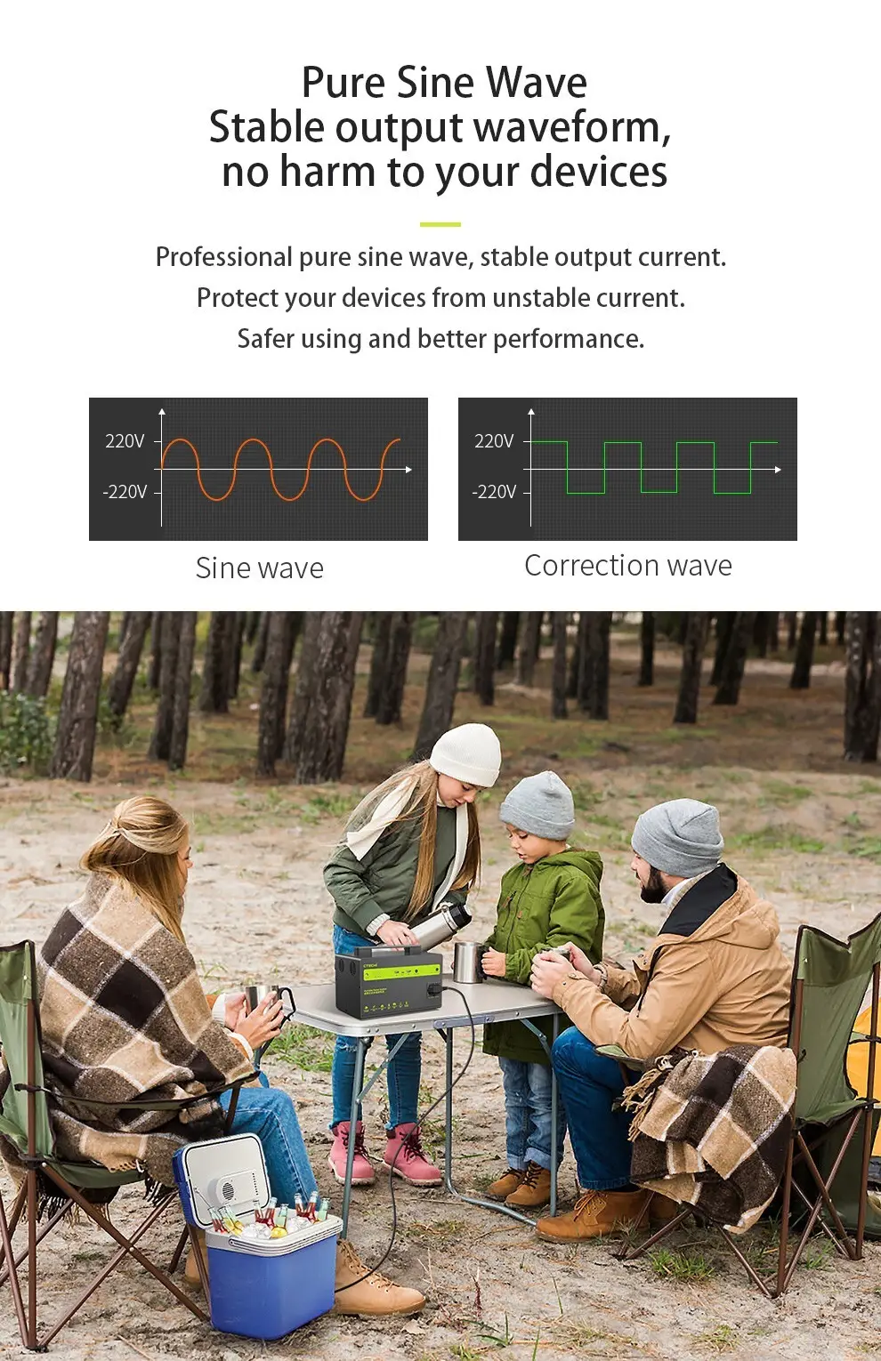 CTECHi certificated battery power station customized for outdoor 6