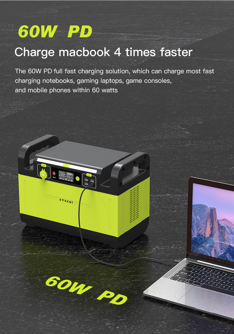 CTECHi professional 1000w power station manufacturer for back up 6