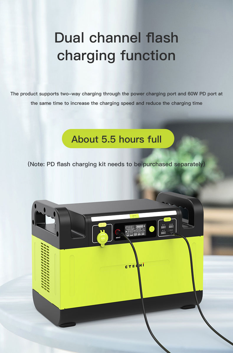 CTECHi professional 1000w power station manufacturer for back up 8