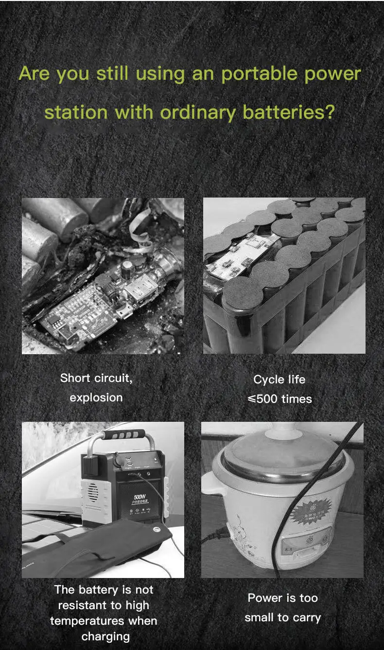 CTECHi sturdy lifepo4 power station factory for household 4