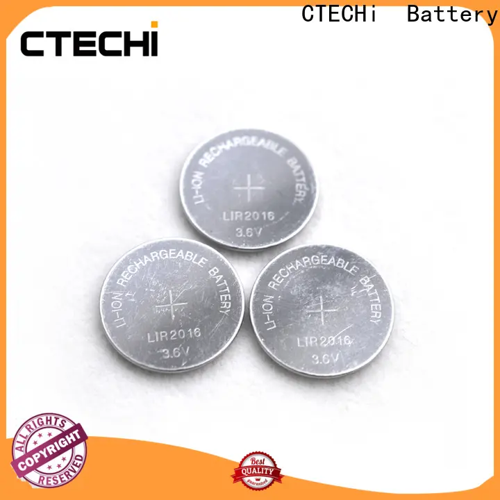 CTECHi digital rechargeable coin cell battery factory for calculator 1