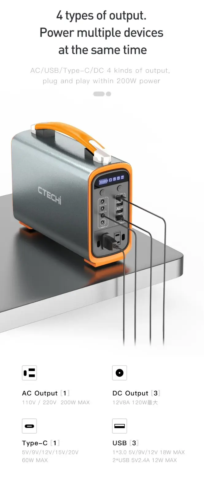 certificated lithium ion power station manufacturer for outdoor 4